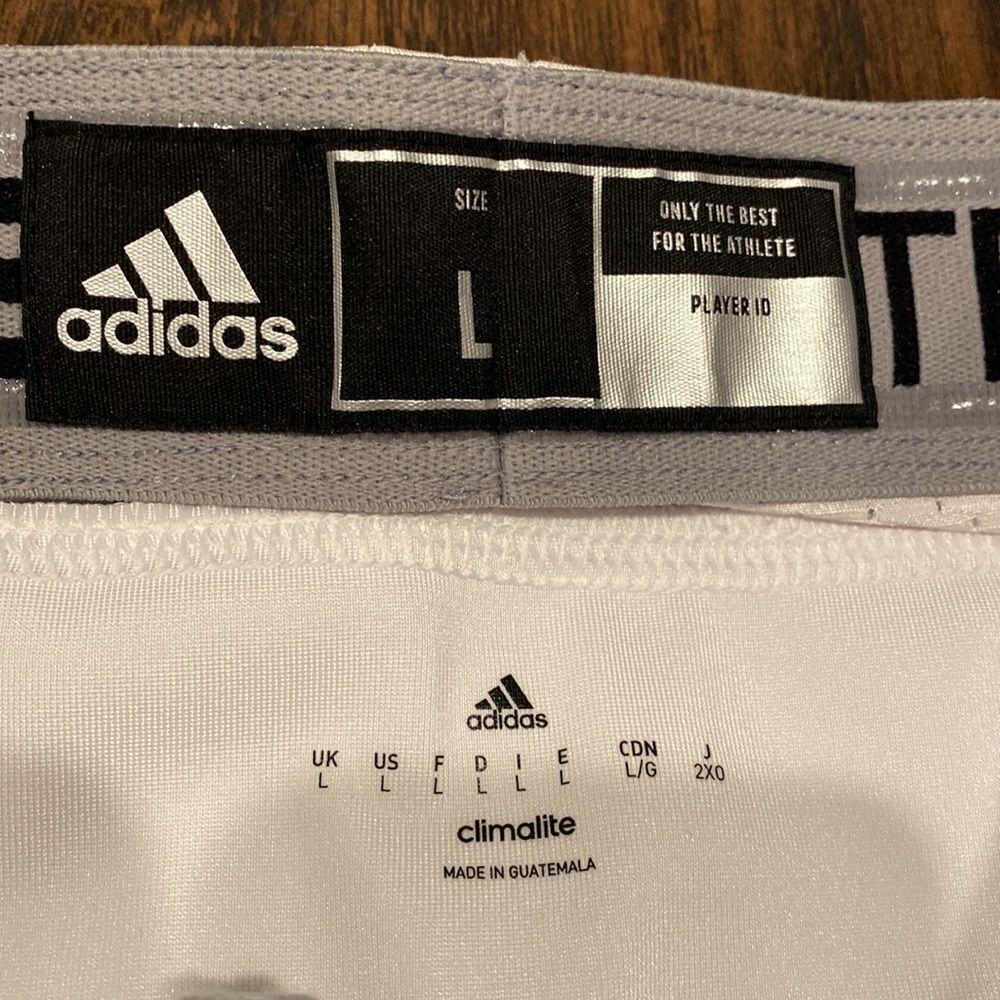 Adidas Men’s Hyped P Football Pants White 195BA W13 3 Size Large MSRP $70 NWT - Picture 4 of 9